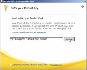 microsoft office 2010 with product key