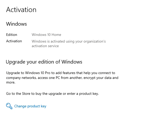 Free Windows 10 Home Product Key